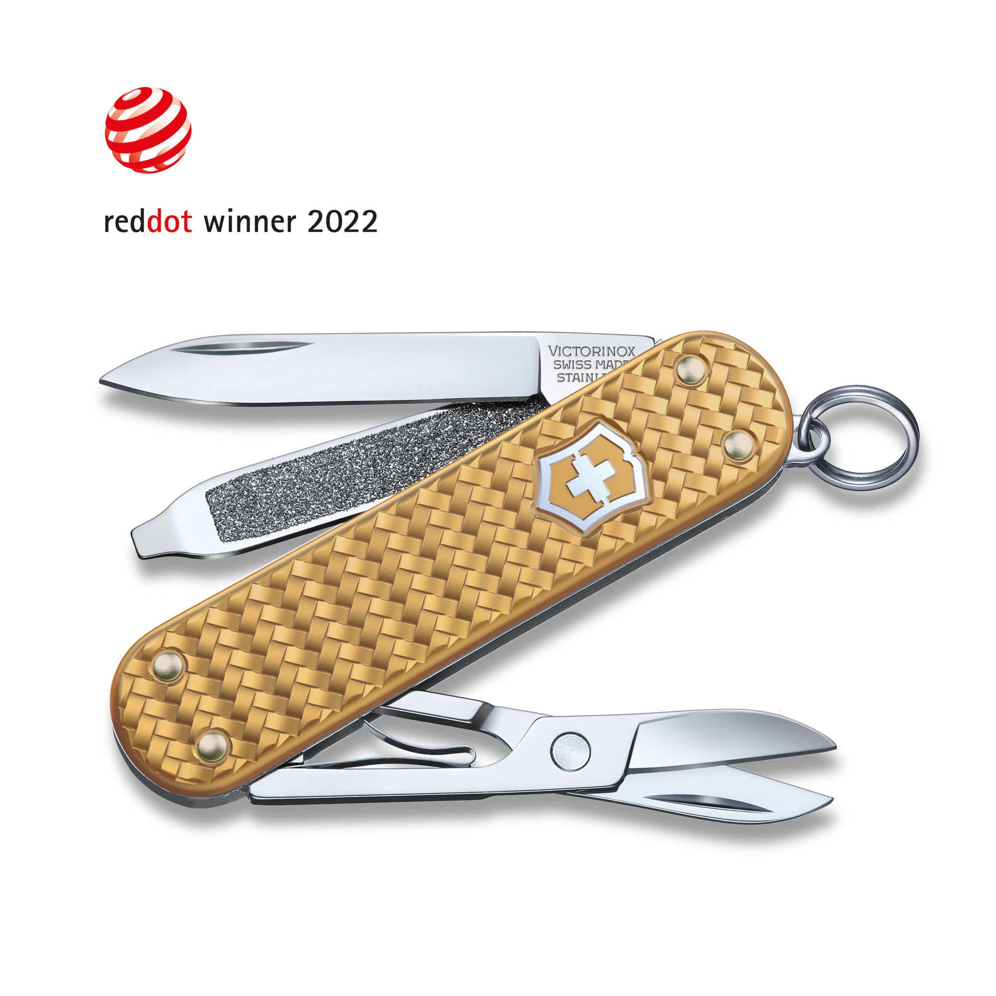 Precious Alox Victorinox Classic SD Swiss Army Knife Brass Gold